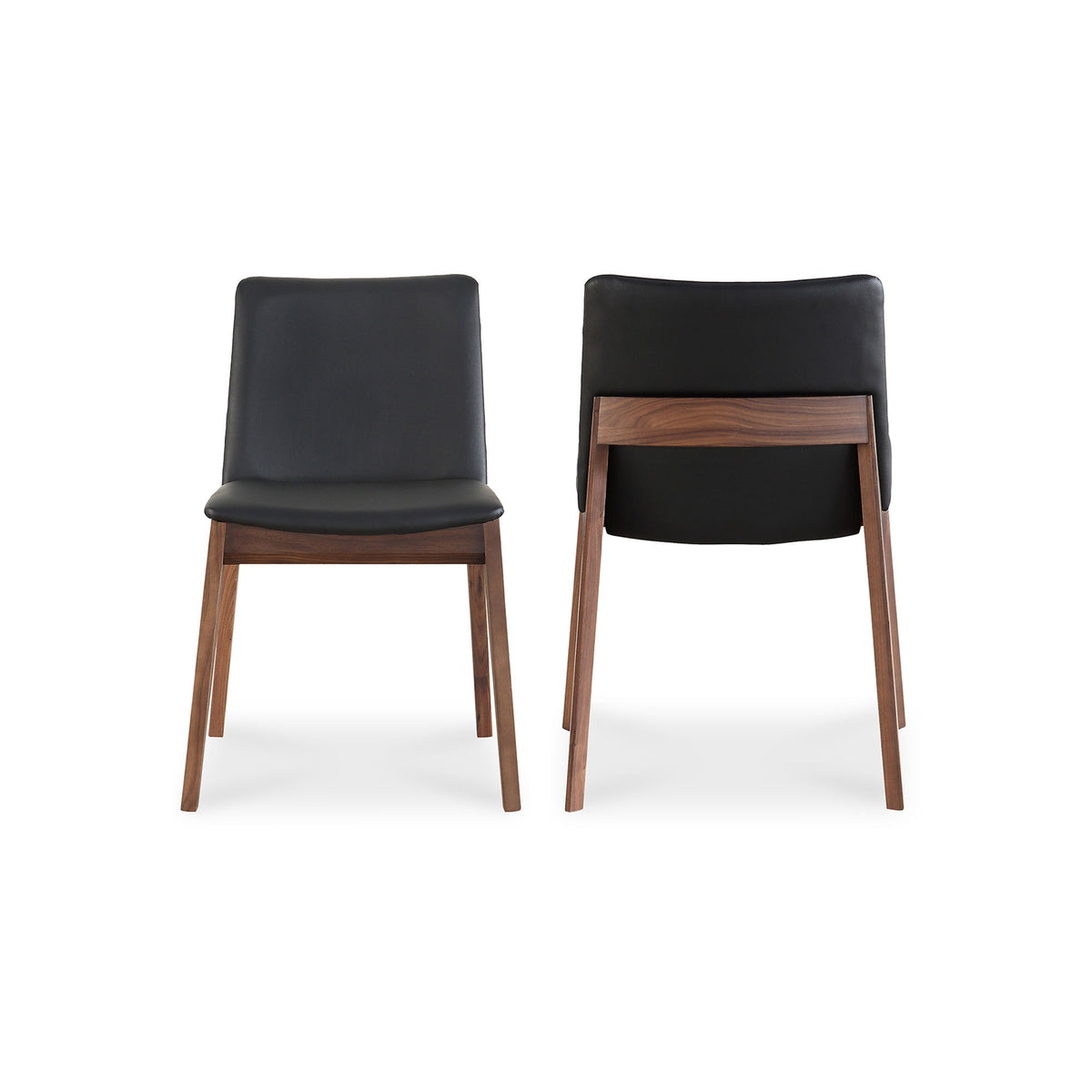 Deco - PVC Dining Chair (Set of 2) - Ebony