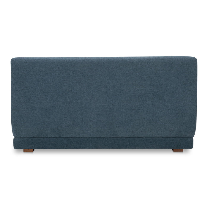 Fraser - Wedge Slipper Chair - Deep Blue