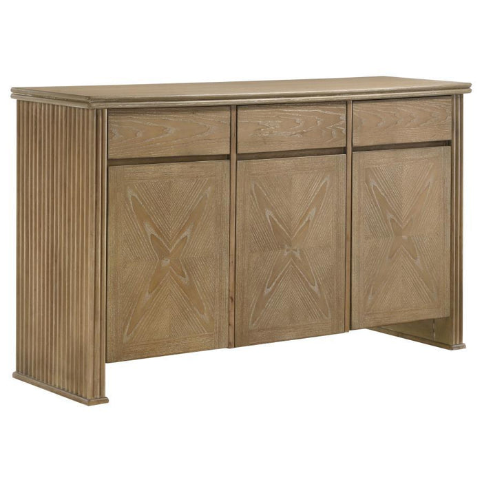 Adina - 2-Door 59" Sideboard Server - Distressed Light Brown