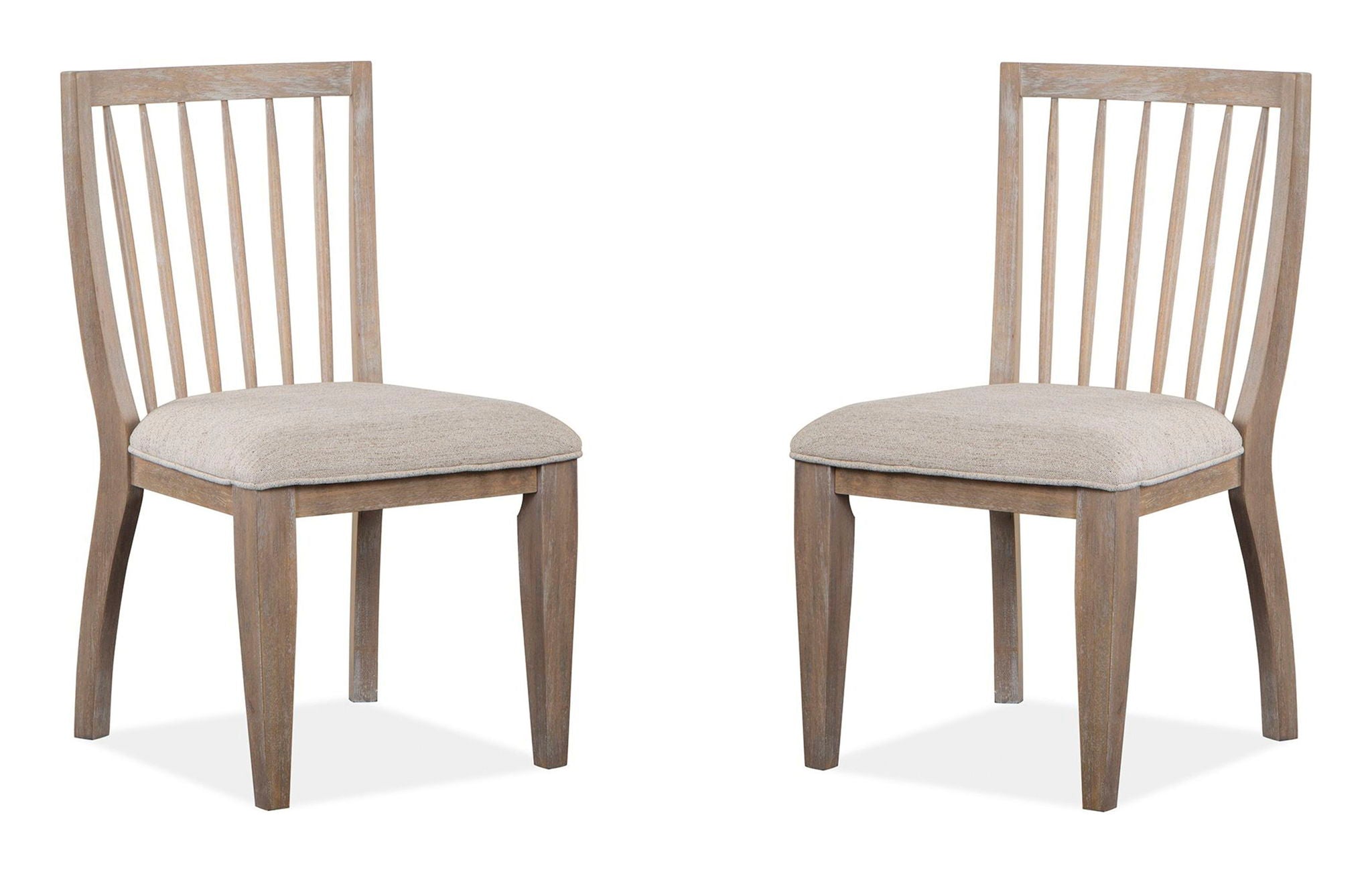 Ainsley - Dining Side Chair With Upholstered Seat (Set of 2) - Cerused Khaki