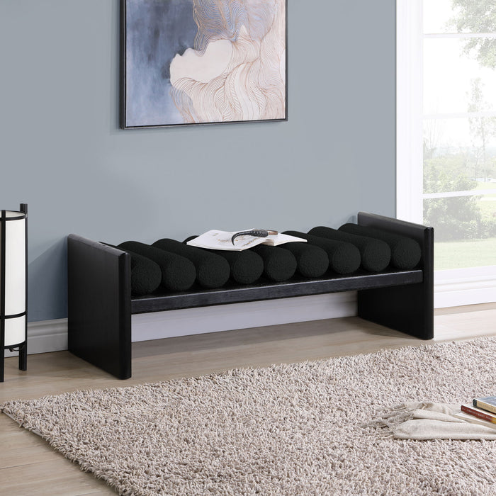 Waverly - Bench With Black Frame
