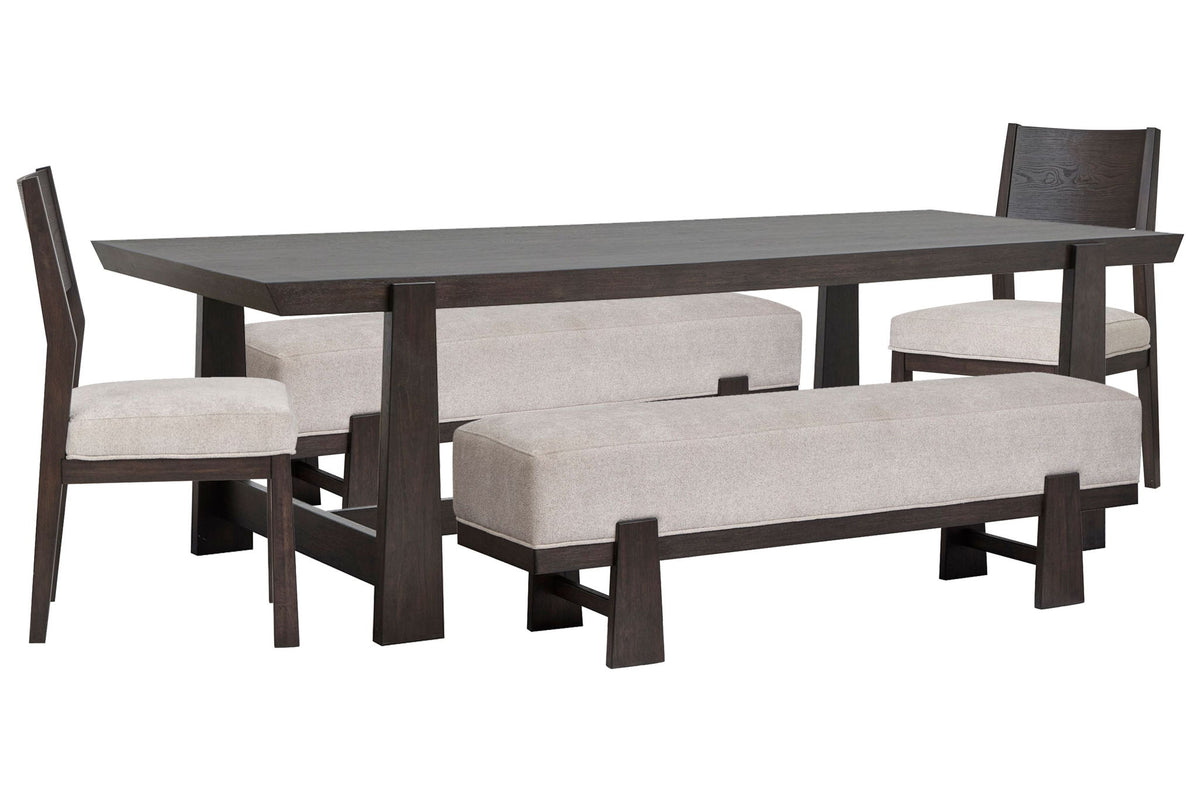 Tauren - Trestle Dining Table Set