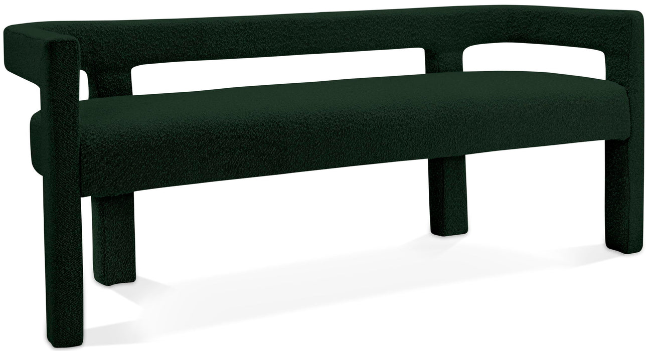 Athena - Boucle Fabric Bench