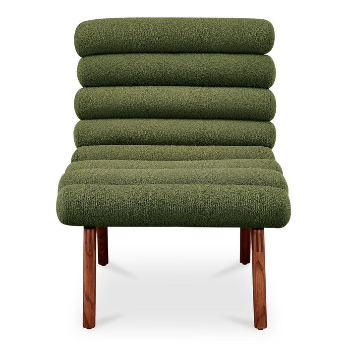 Arlo - Performance Fabric Accent Chair - Dark Green