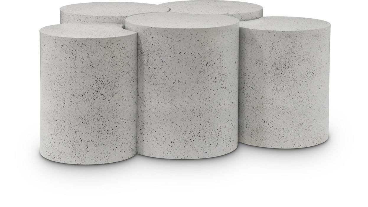 Dimple - 20" 5 Piece Modular Coffee Table - Terazzo Finish