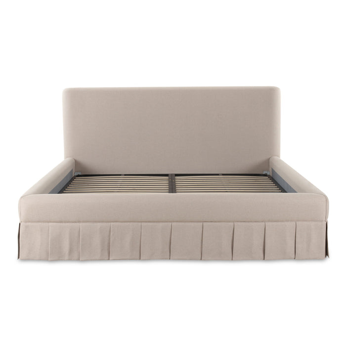 Maren - King Bed - Beige