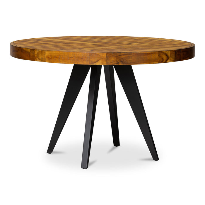 Parq - Round Dining Table - Amber