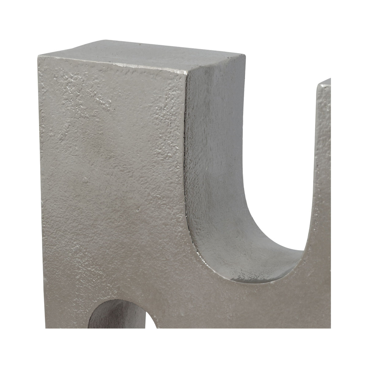 Odi - Cast Aluminum Decorative Object - Silver