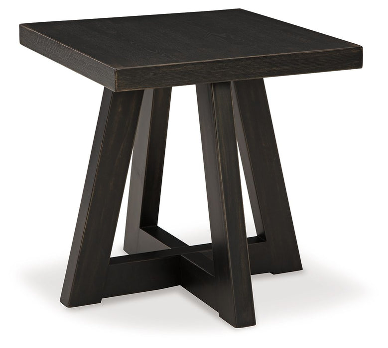 Galliden - Square End Table - Black