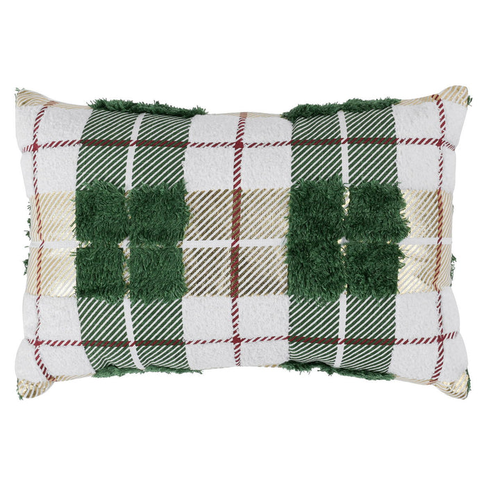 Holiday - VE Plaid Texture Pillow