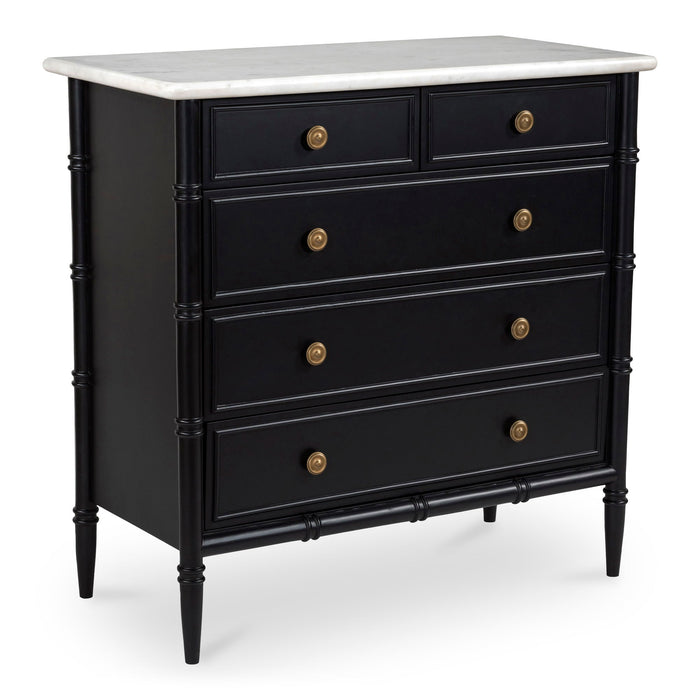 Eleanor - 5 Drawer Chest - Black