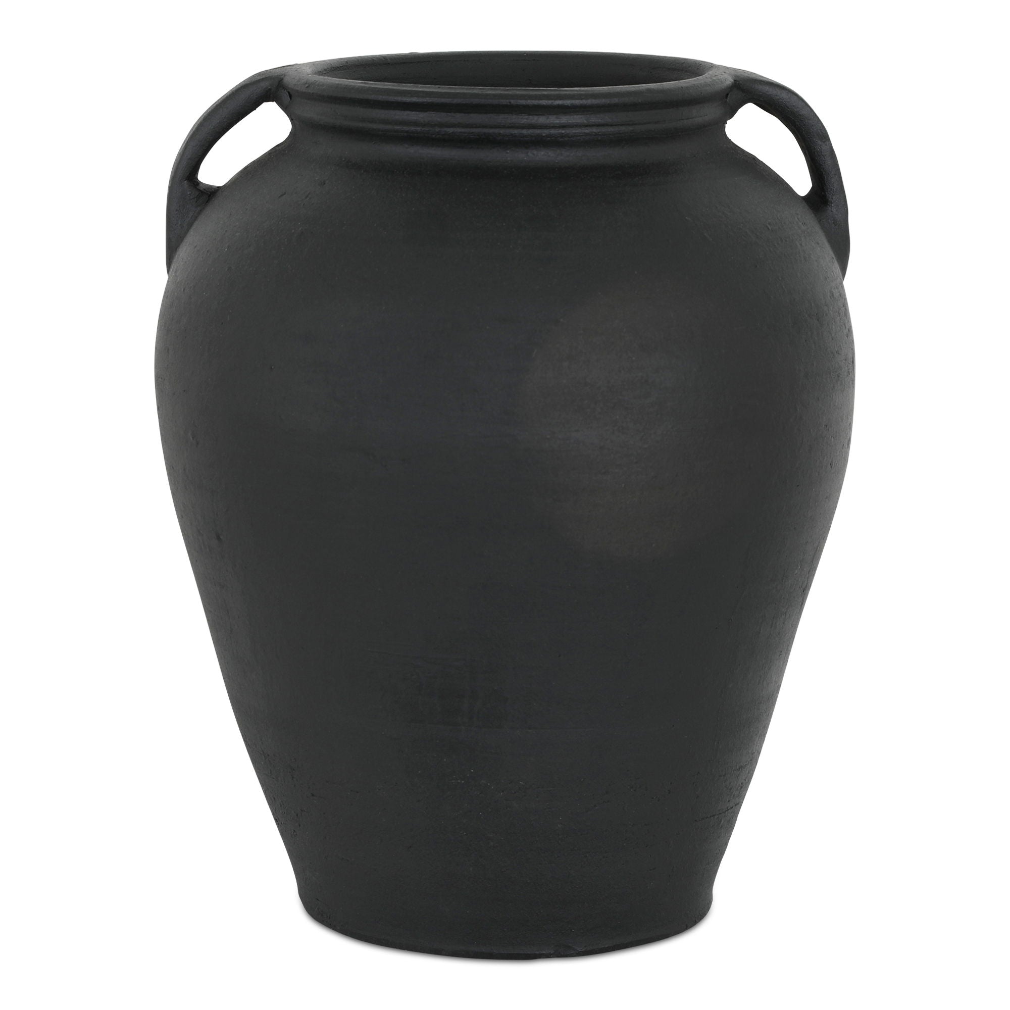 Jovi - Terracotta Vase - Black