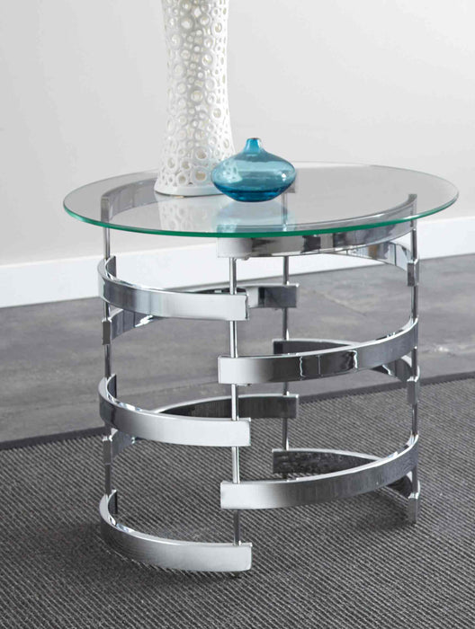 Teegan - End Table - Gray