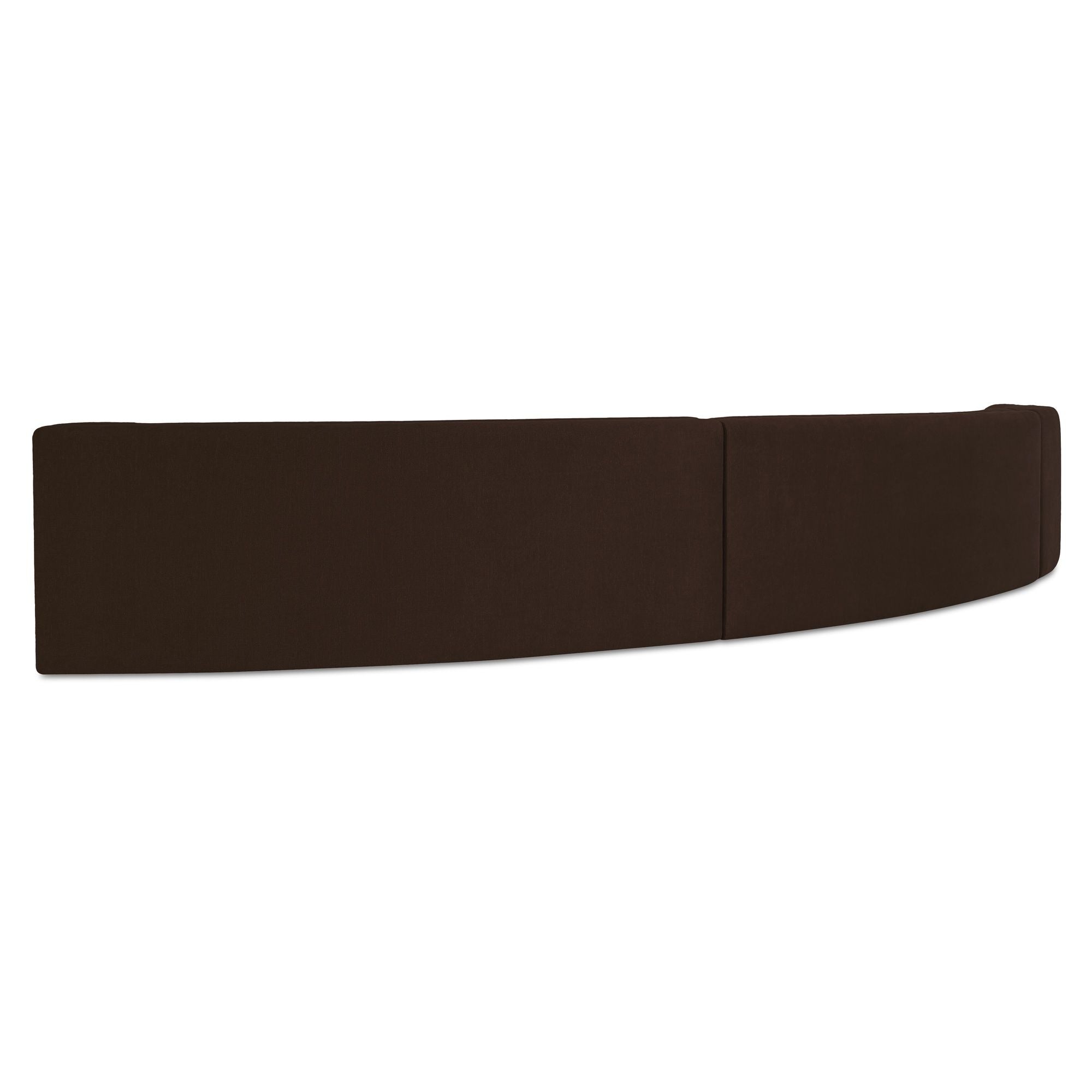 Naomi - 3 Piece Concave Modular Sectional - Dark Brown