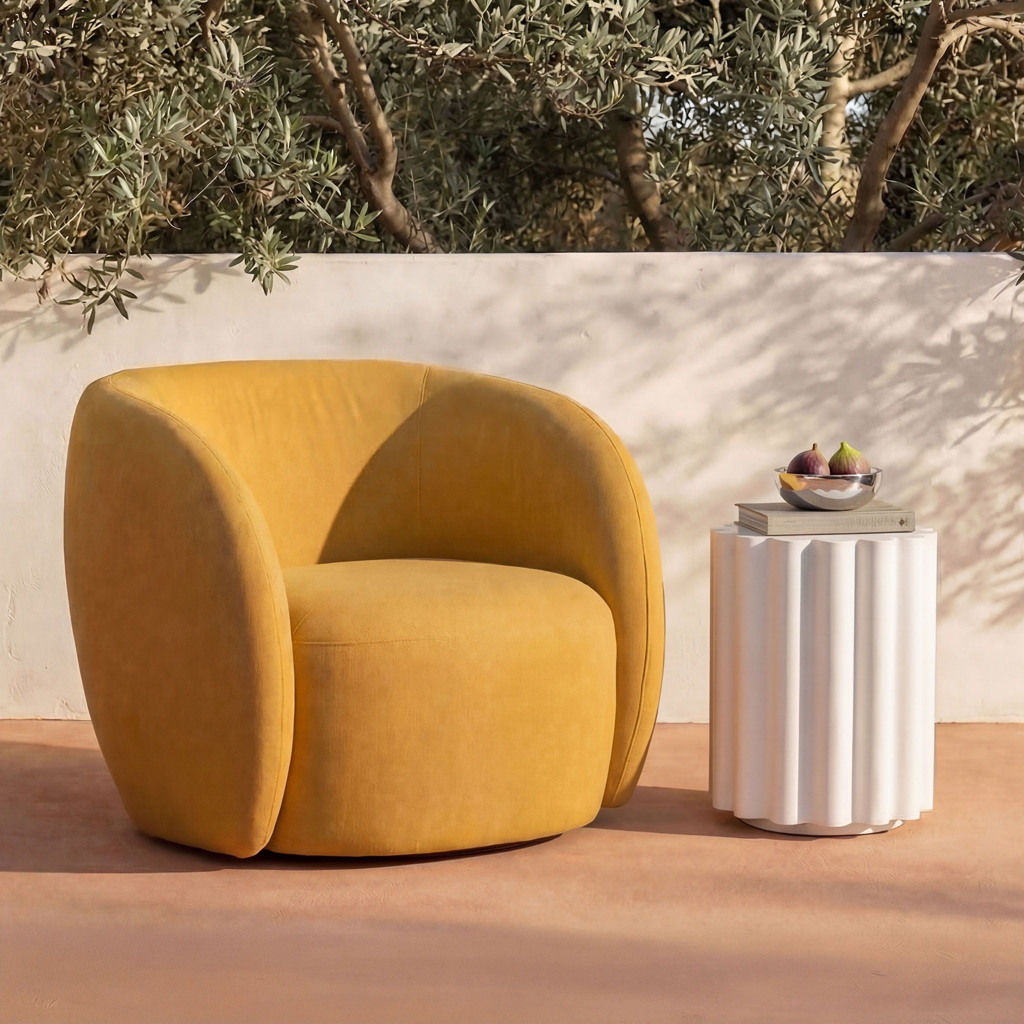 Rae - Outdoor Accent Chair - Orange