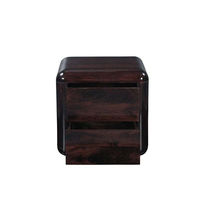 Rory - Nightstand - Dark Brown