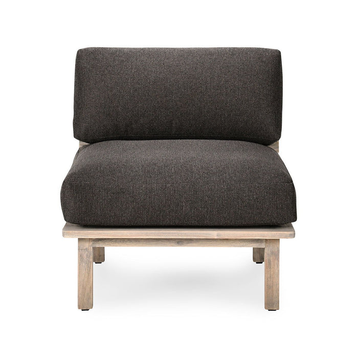 Podium - Outdoor Armless Chair - Dark Gray