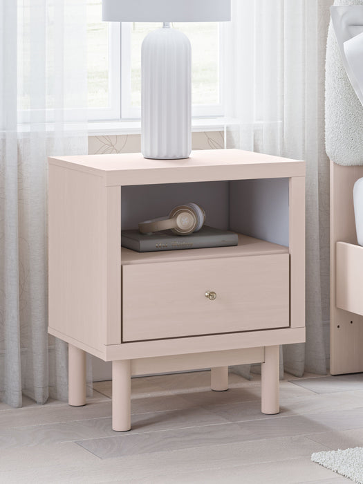 Wistenpine - Blush - One Drawer Night Stand