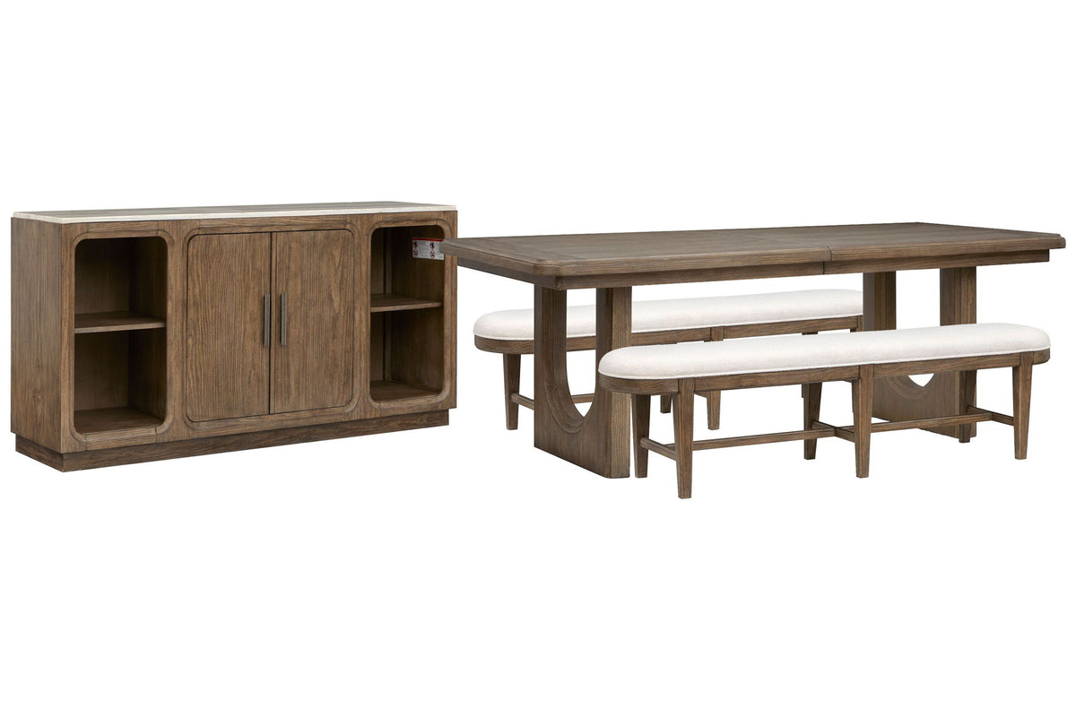 Westbourne - Extendable Trestle Dining Table Set