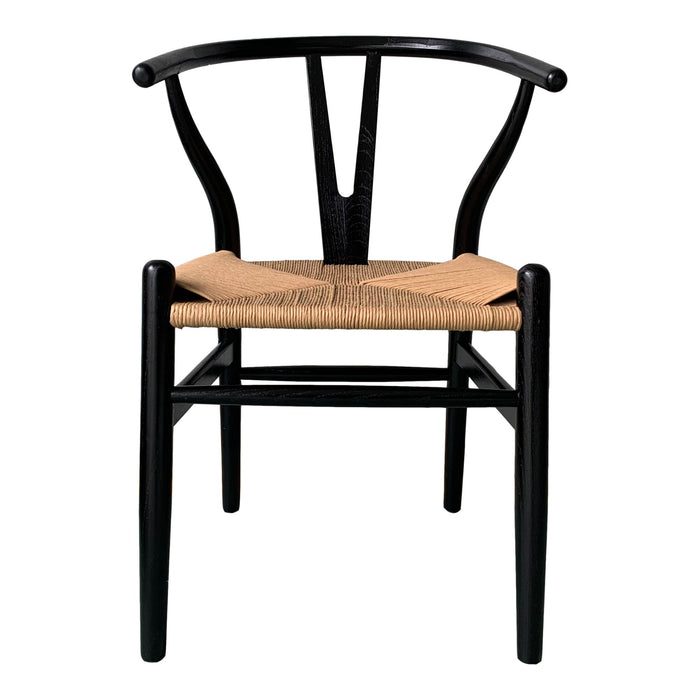 Ventana - Dining Chair (Set of 2) - Black / Natural