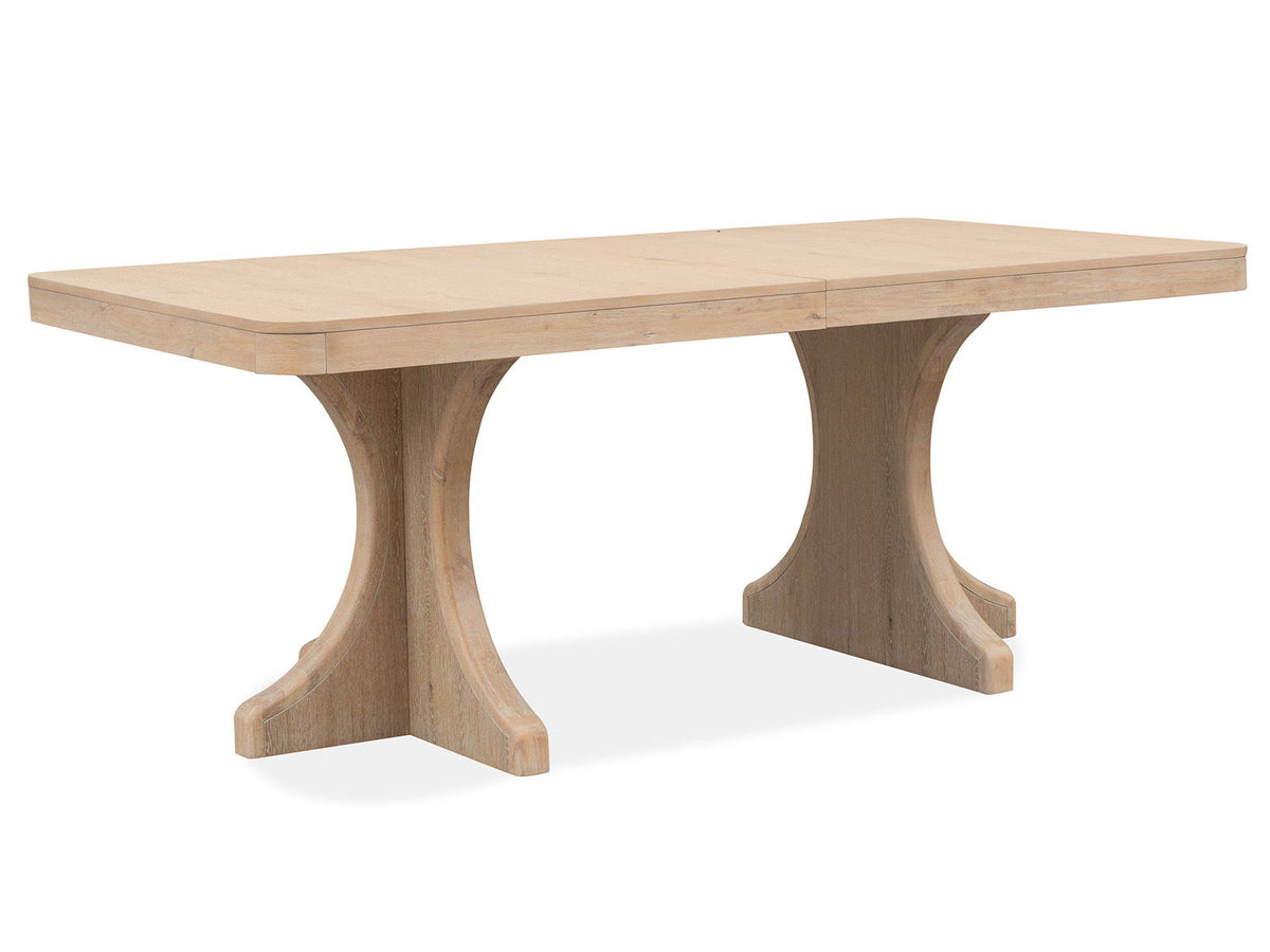 Somerset - Extendable Trestle Dining Table Set