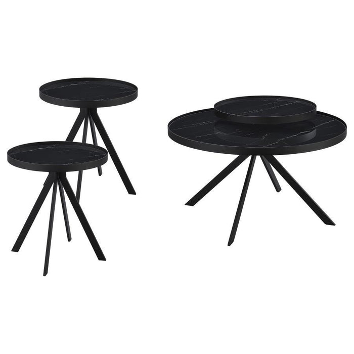 Briggs - Round Coffee And End Table Set
