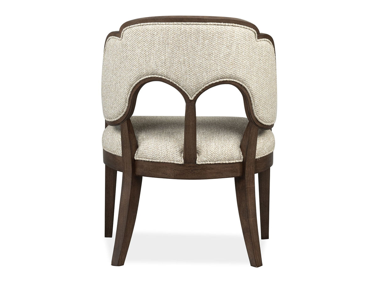 Jubilee - Upholstered Arm Chair (Set of 2) - Brown / White