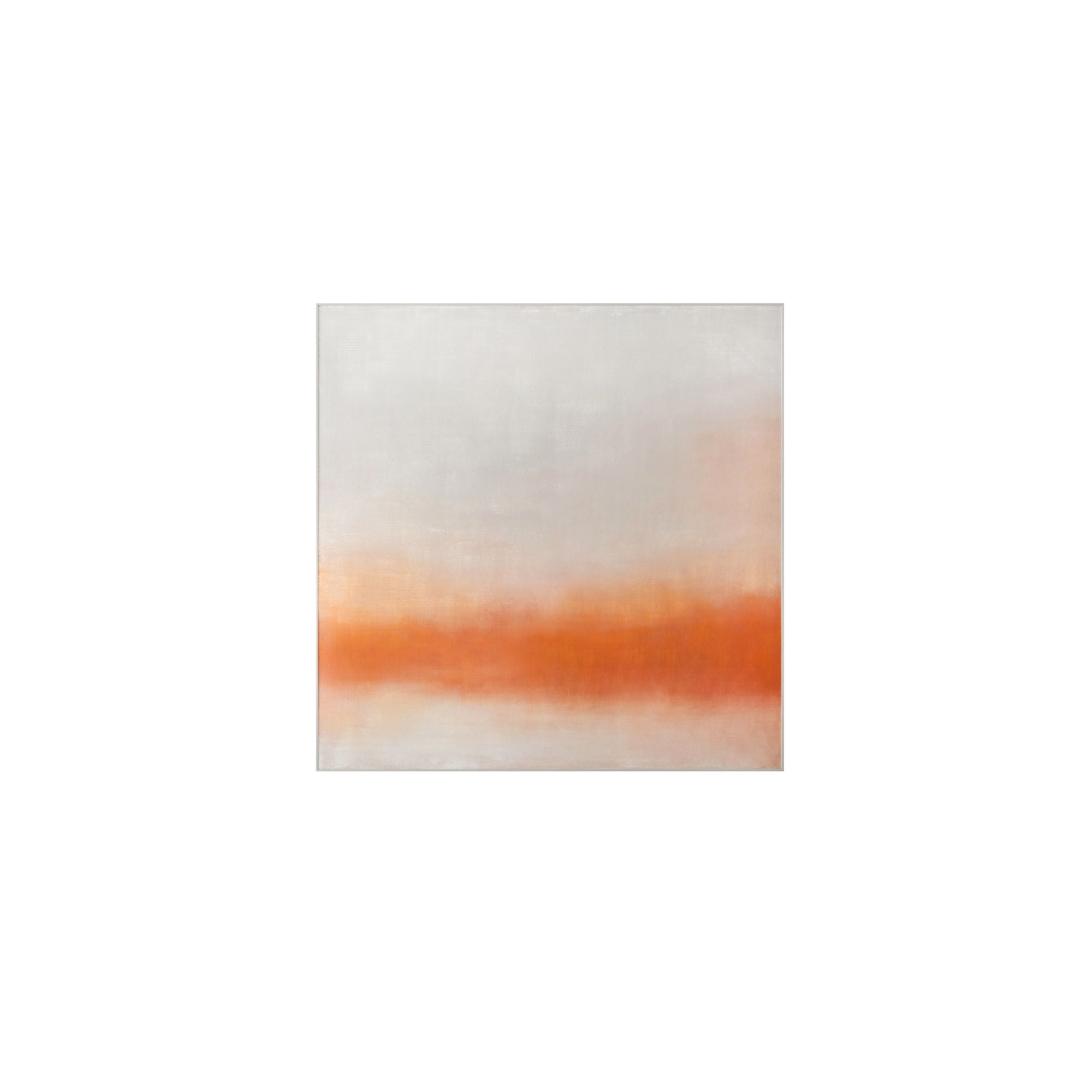Morning Light - Framed Painting - Soft Orange
