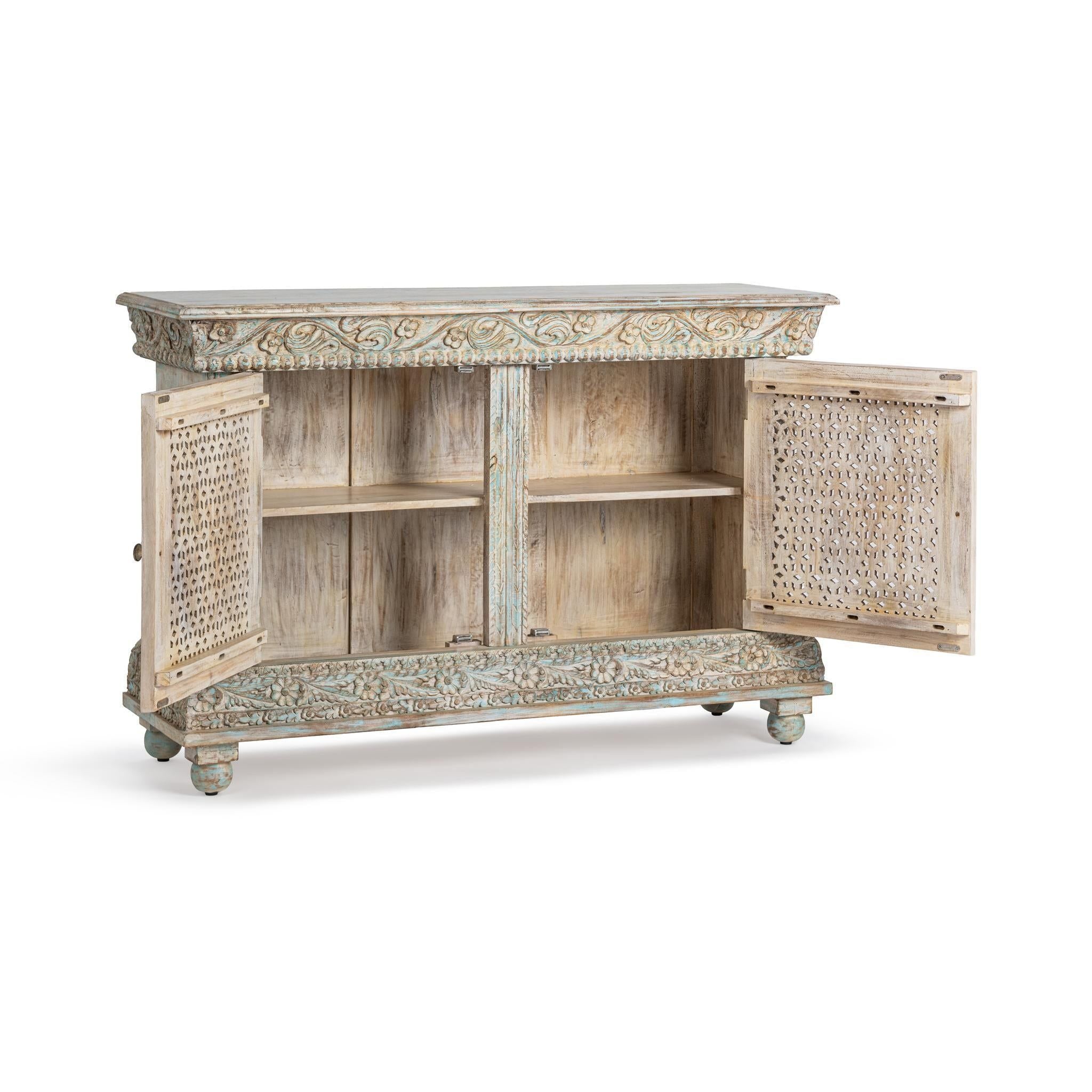Beth - 2 Door Cabinet - Seaside Blue
