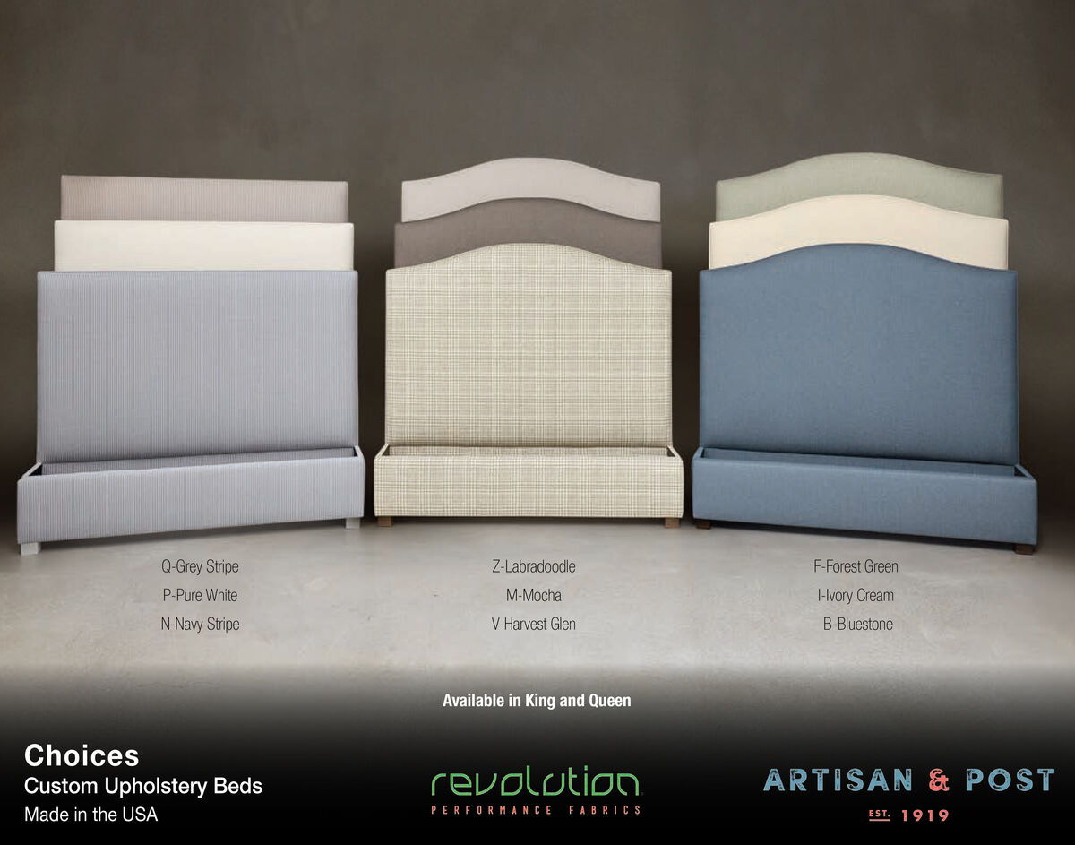 Choices - Emily Upholstered Bed - Harvest Glen