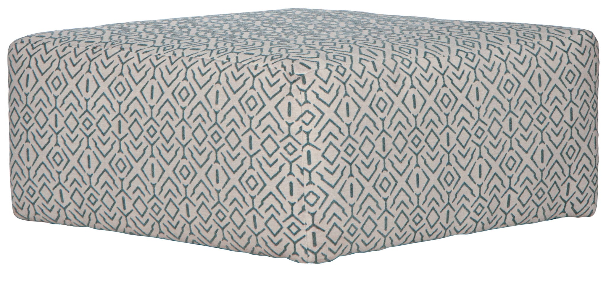 Howell - Cocktail Ottoman - Aqua