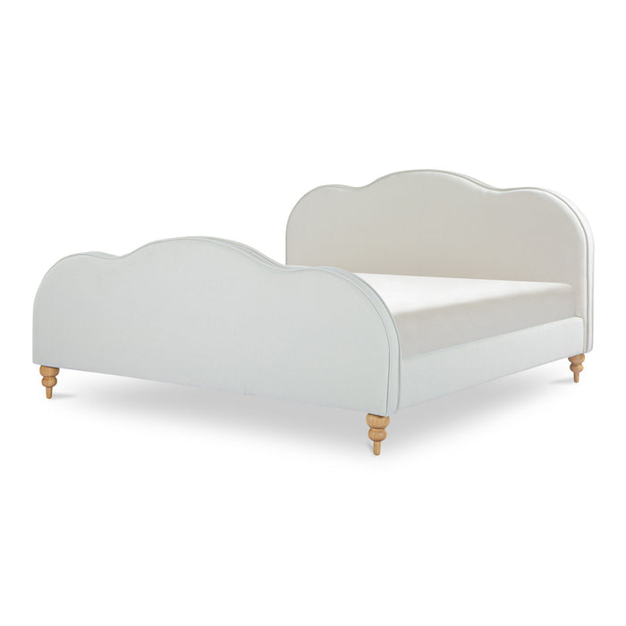 Jacqueline - King Panel Bed - White