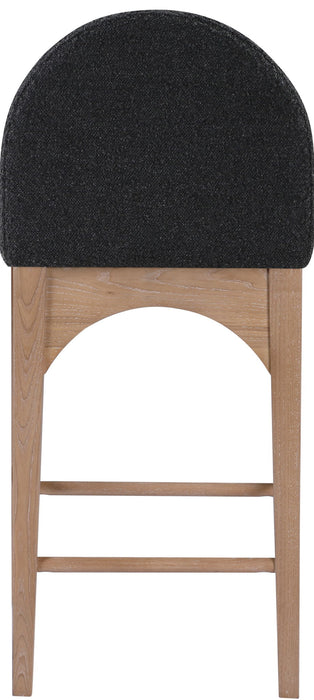 Waldorf - Boucle Stool With Natural Legs