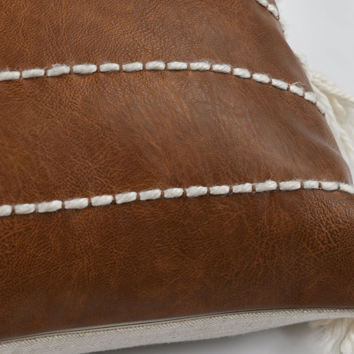 La Dolce Vita - DV Ezekiel Vegan Leather Pillow - Brown