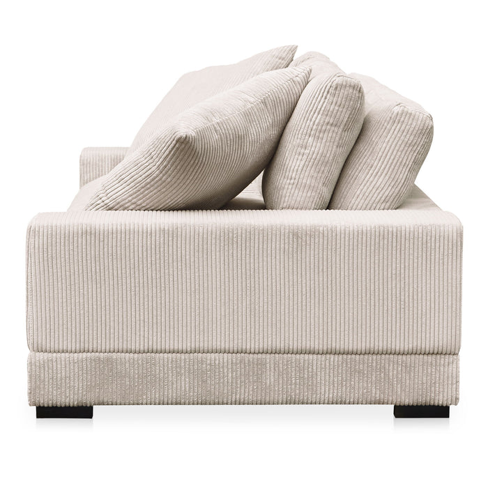 Plunge - Sofa Cappuccino - White