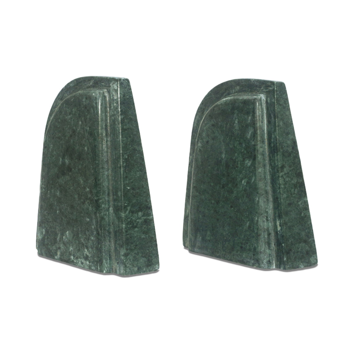 Zane - Marble Bookends (Set of 2) - Green