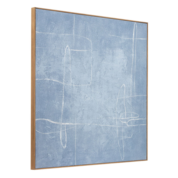 Notion - Canvas Art - Light Blue