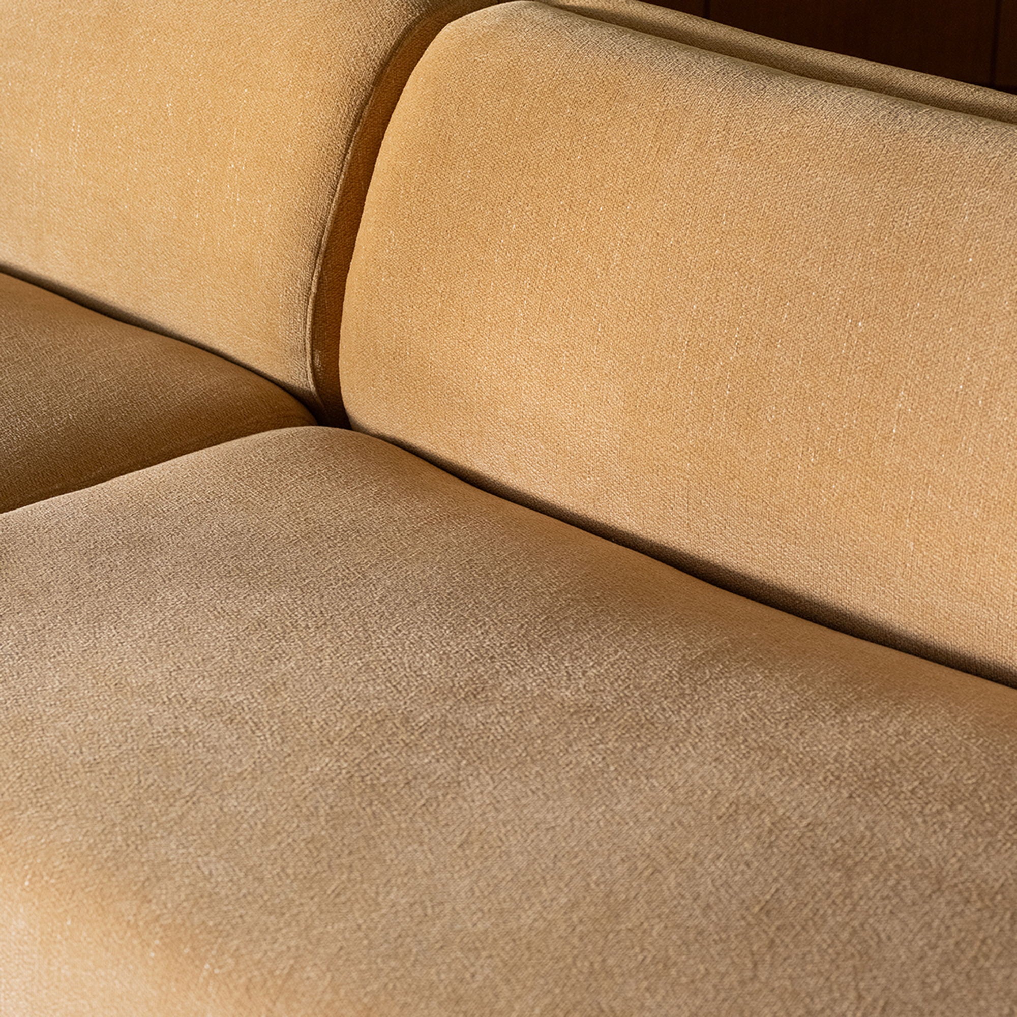 Naomi - 2 Piece Convex Modular Sectional - Golden Yellow