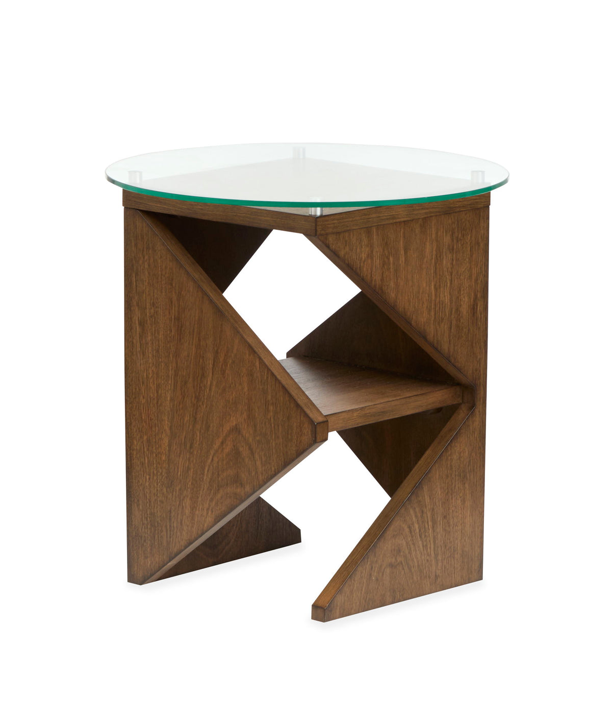 Vector - Round Accent Table - Russet