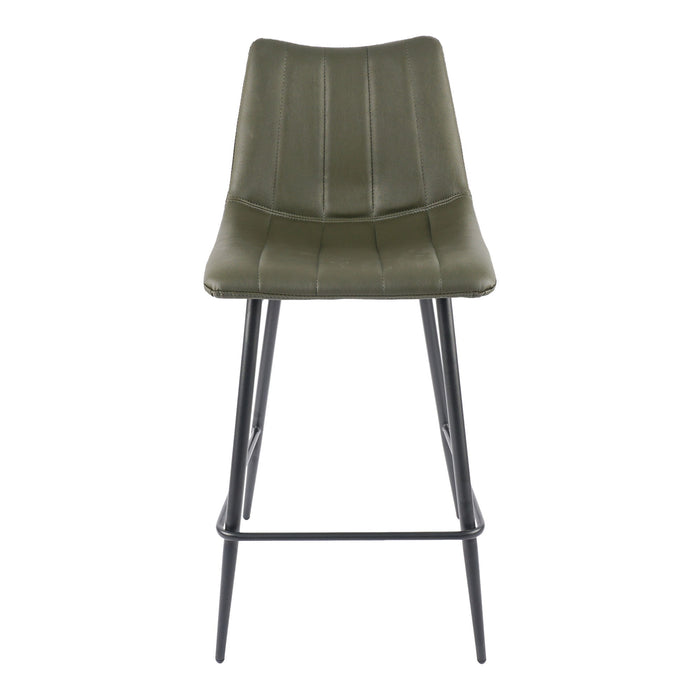 Alibi - Counter Stool (Set of 2) - Dark Green