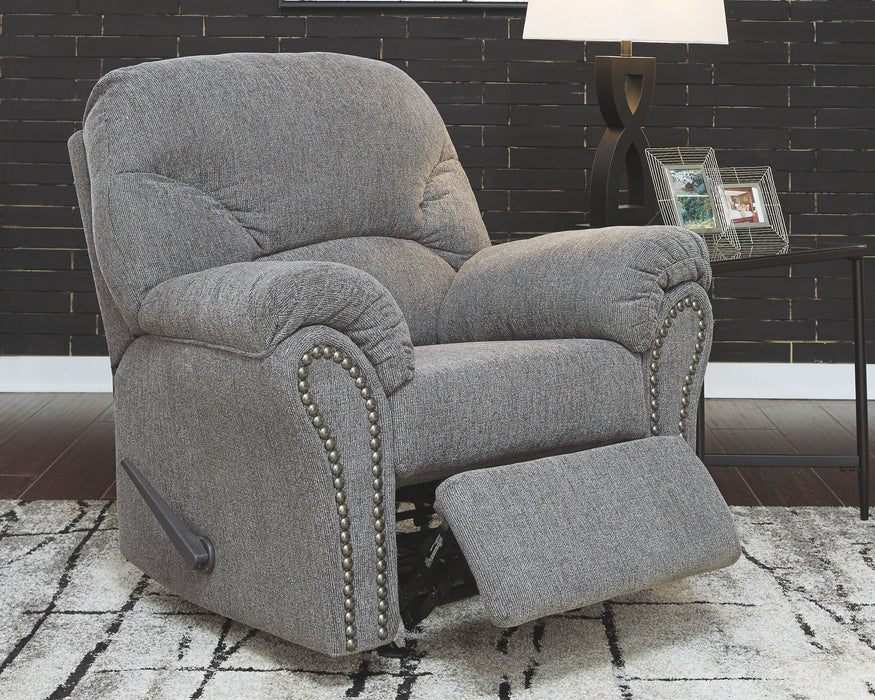 Allmaxx - Pewter - Rocker Recliner