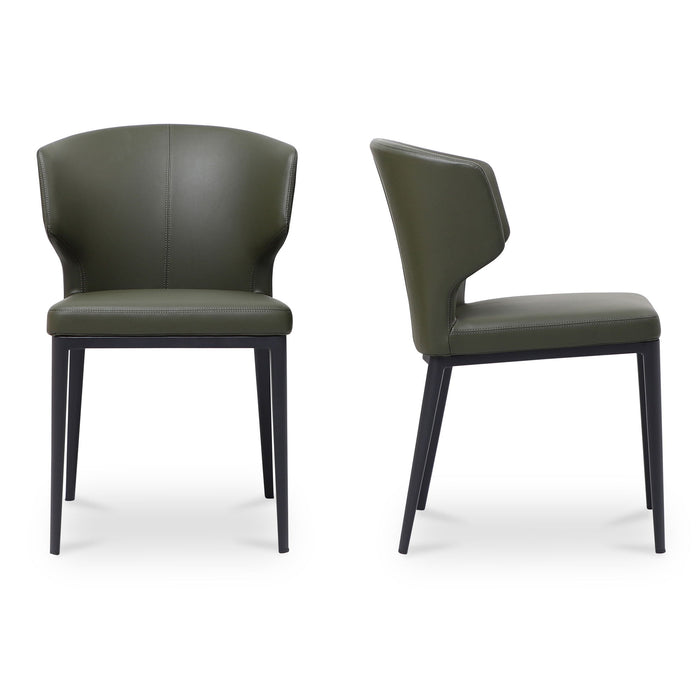 Delaney - Dining Chair (Set of 2) - Dark Green
