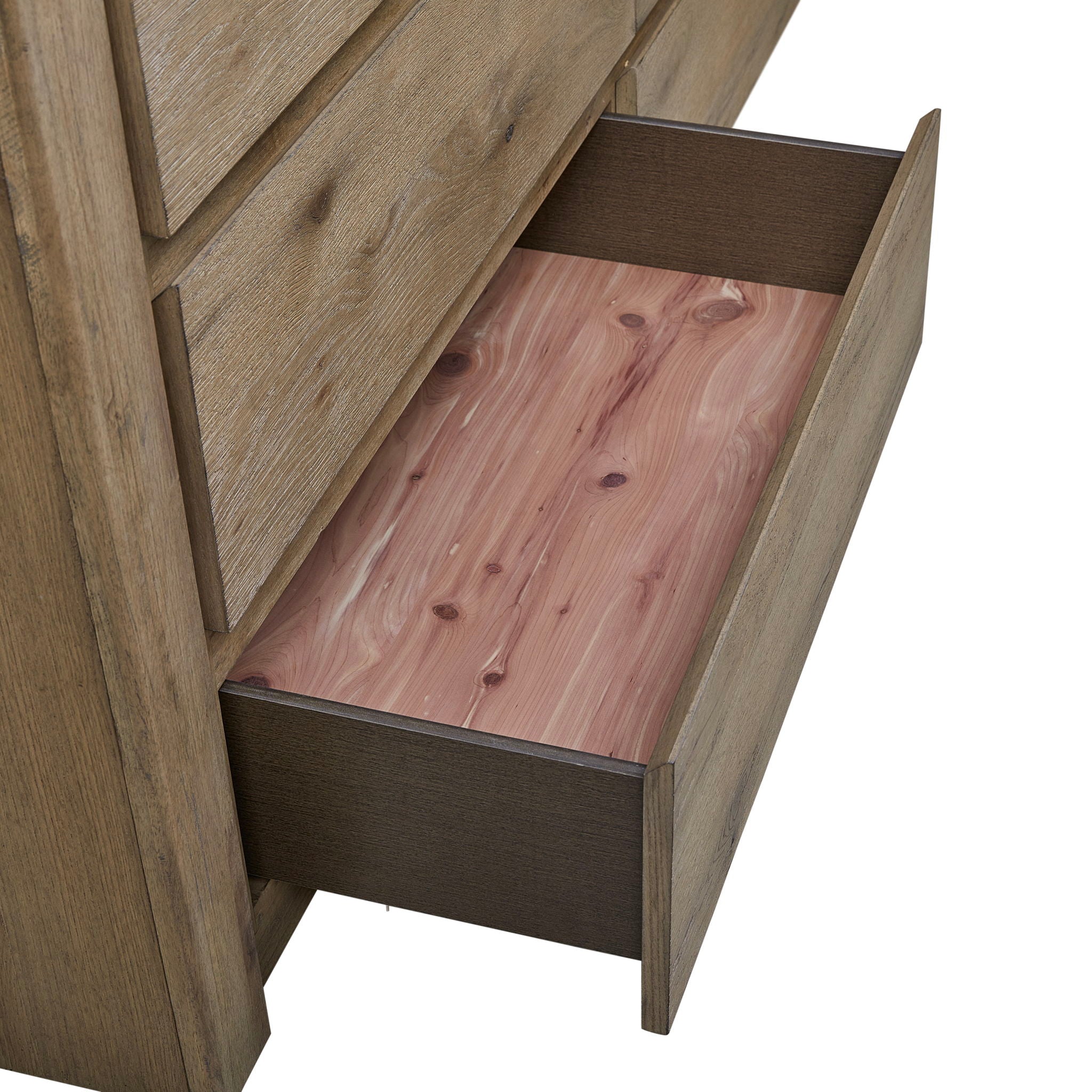 Pagosa - Curved Dresser - English Knotty Oak