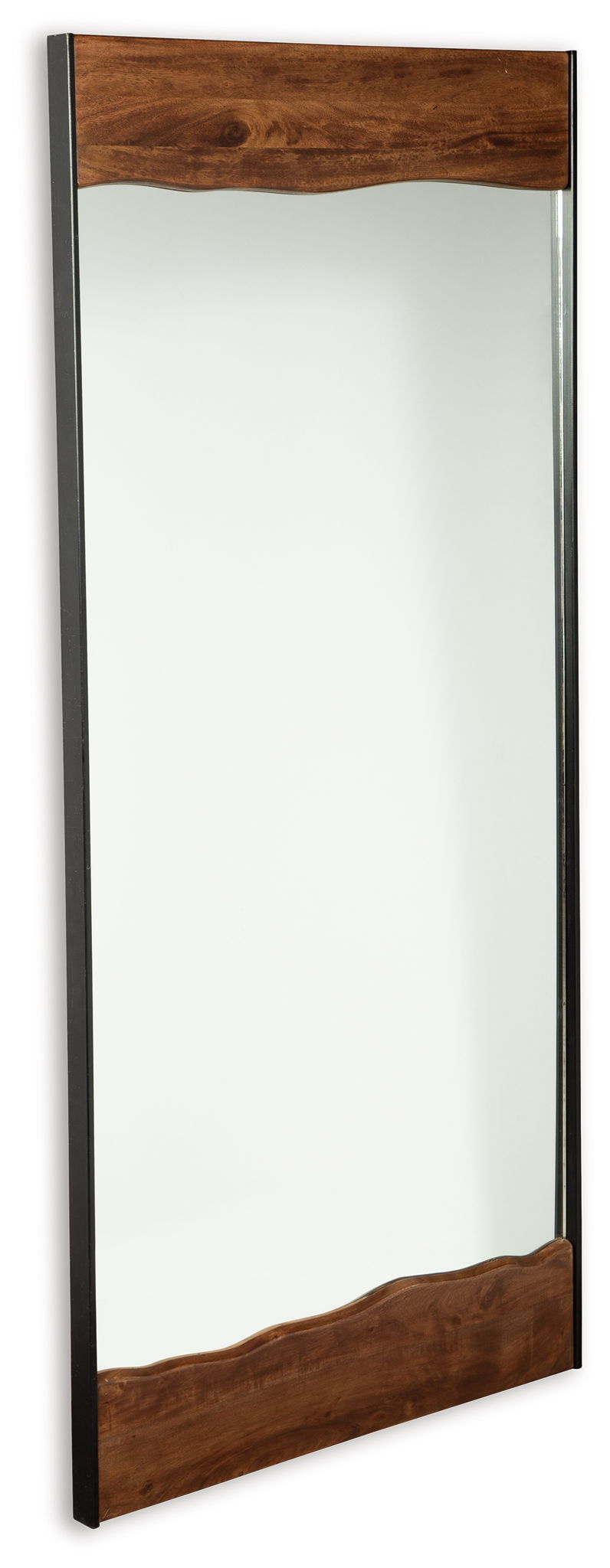 Panchali - Floor Mirror - Brown / Black