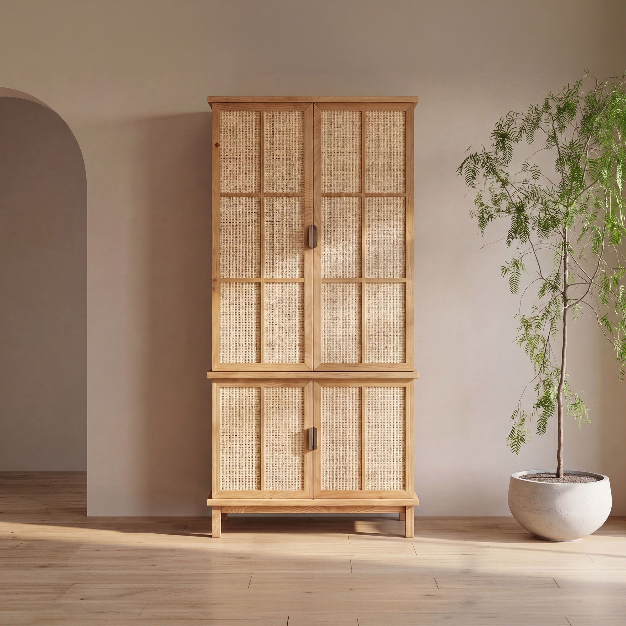 Seymour - Tall Cabinet - Natural