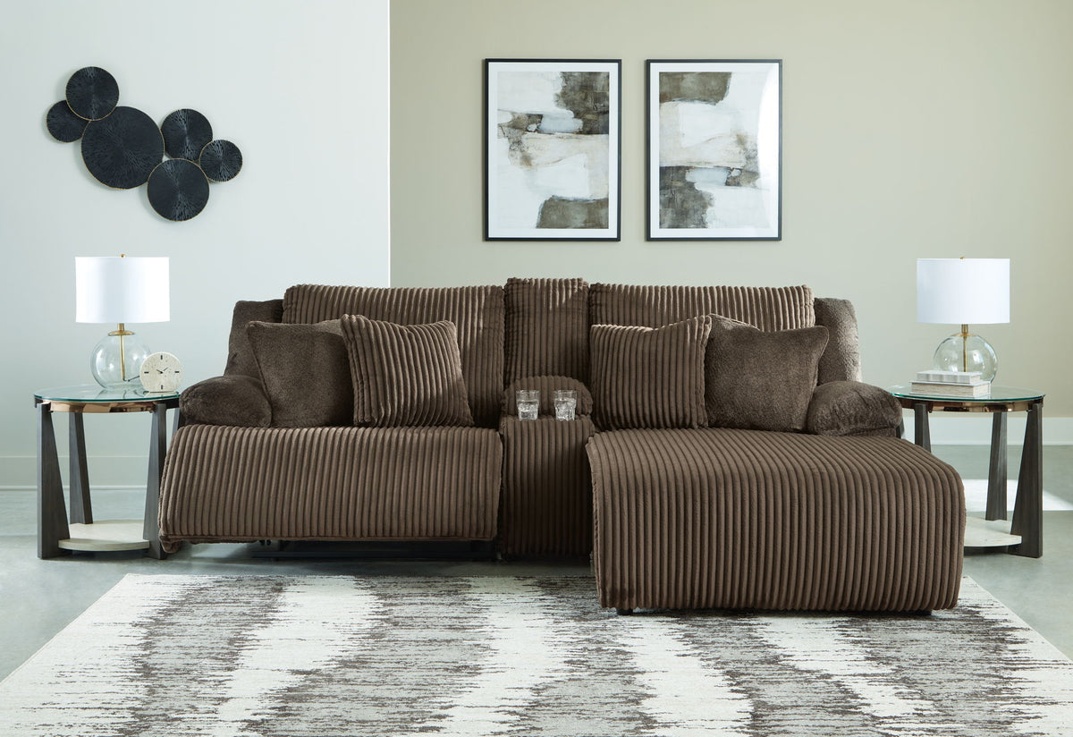 Top Tier - 3 Piece Reclining Sectional