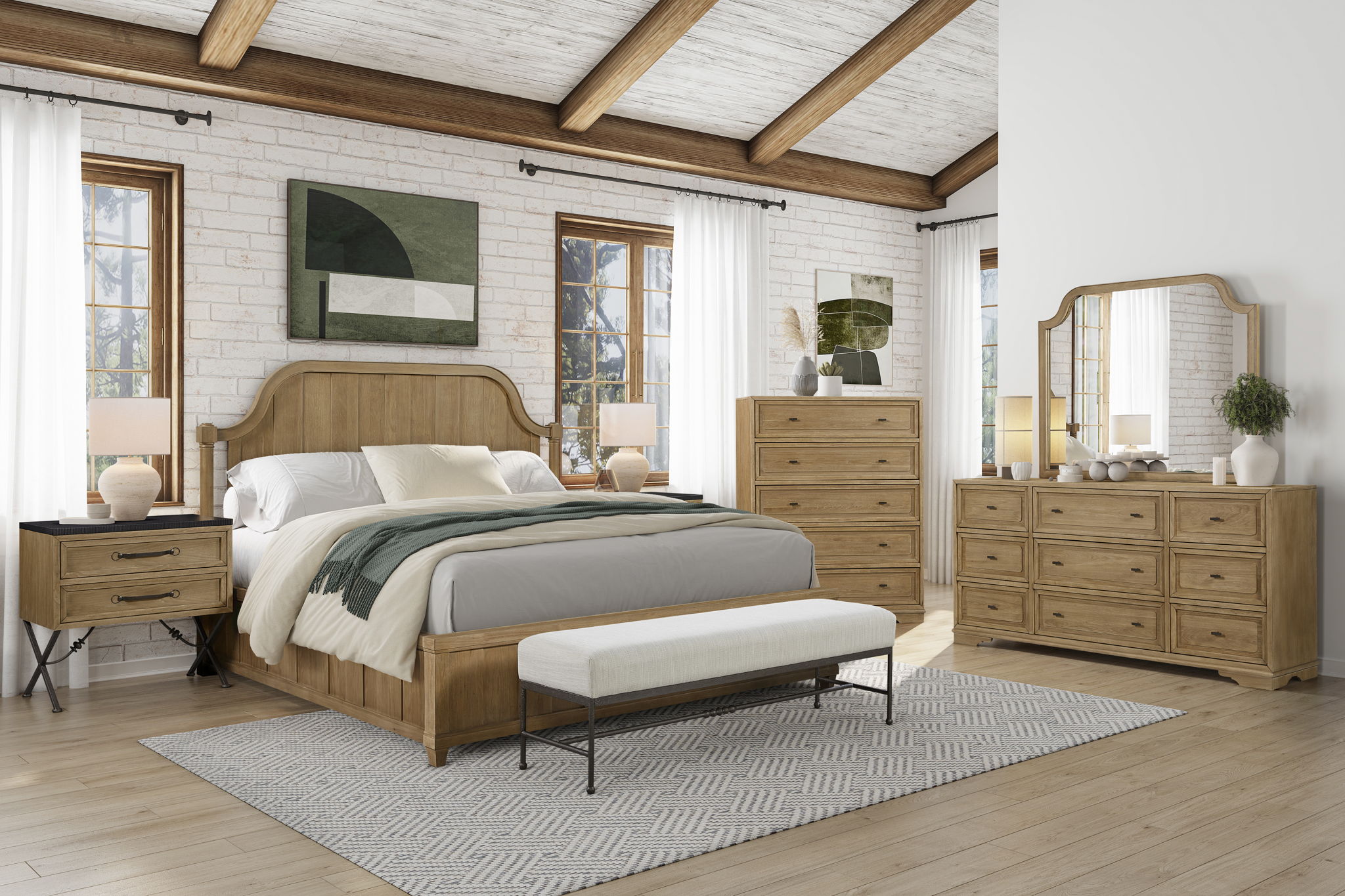 Tarrington - Shaped Landscape Mirror