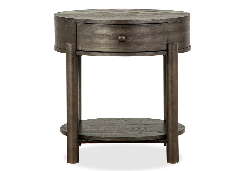 Hadleigh - Round End Table - Coffee Bean