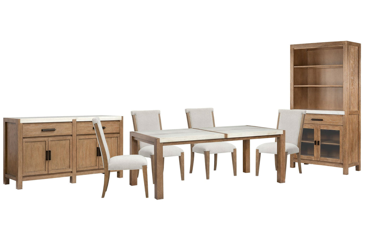 Plum Creek - 7 Piece Rectangular Dining Table Set