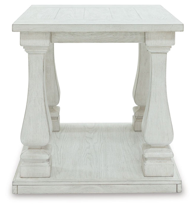 Arlendyne - Rectangular End Table - Antique White